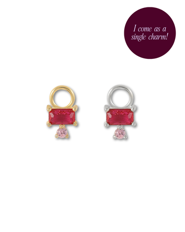 Raspberry Jube Charm - Esah and Co