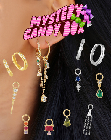 MYSTERY CANDY BOX STERLING EARRINGS SET - Esah and Co