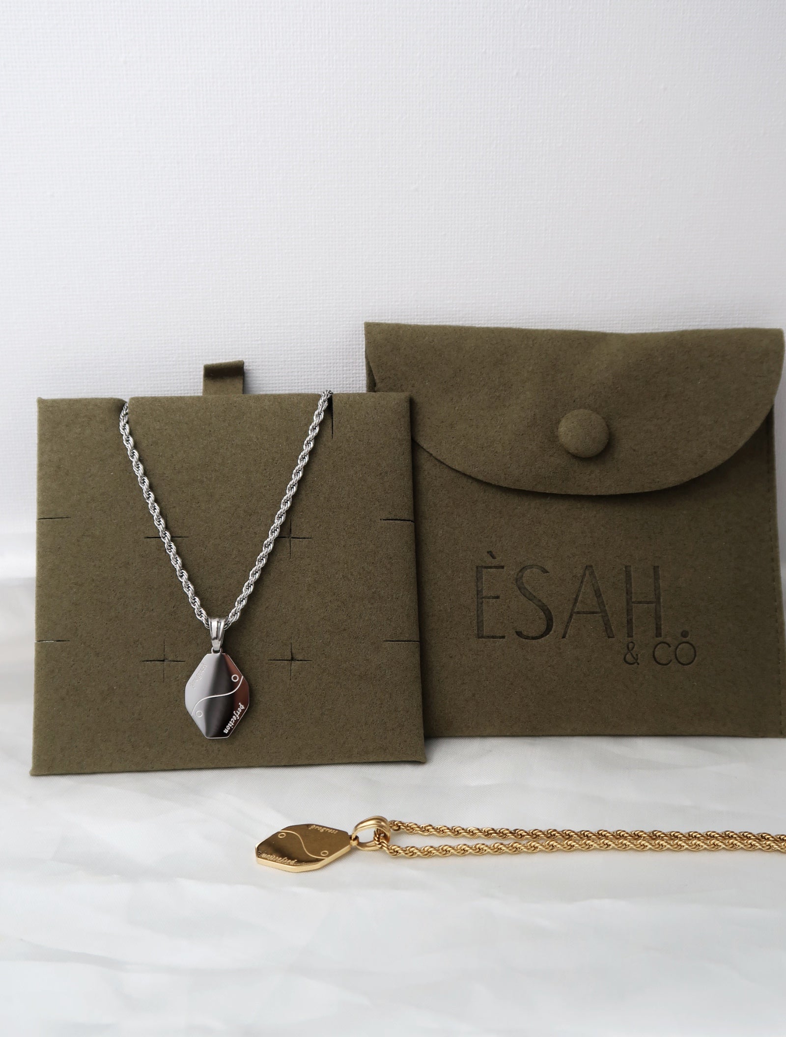 The Progress Affirmation Necklace - Unisex - Esah and Co