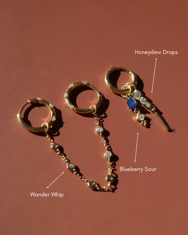 Starlight Sterling Silver Hoops 9mm - Esah and Co