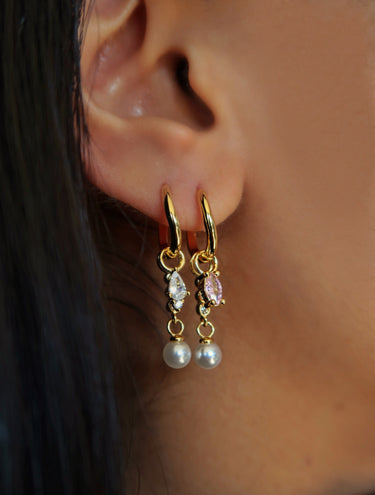 The Everyday Elegance Sterling Hoops and Charms Set - Esah and Co