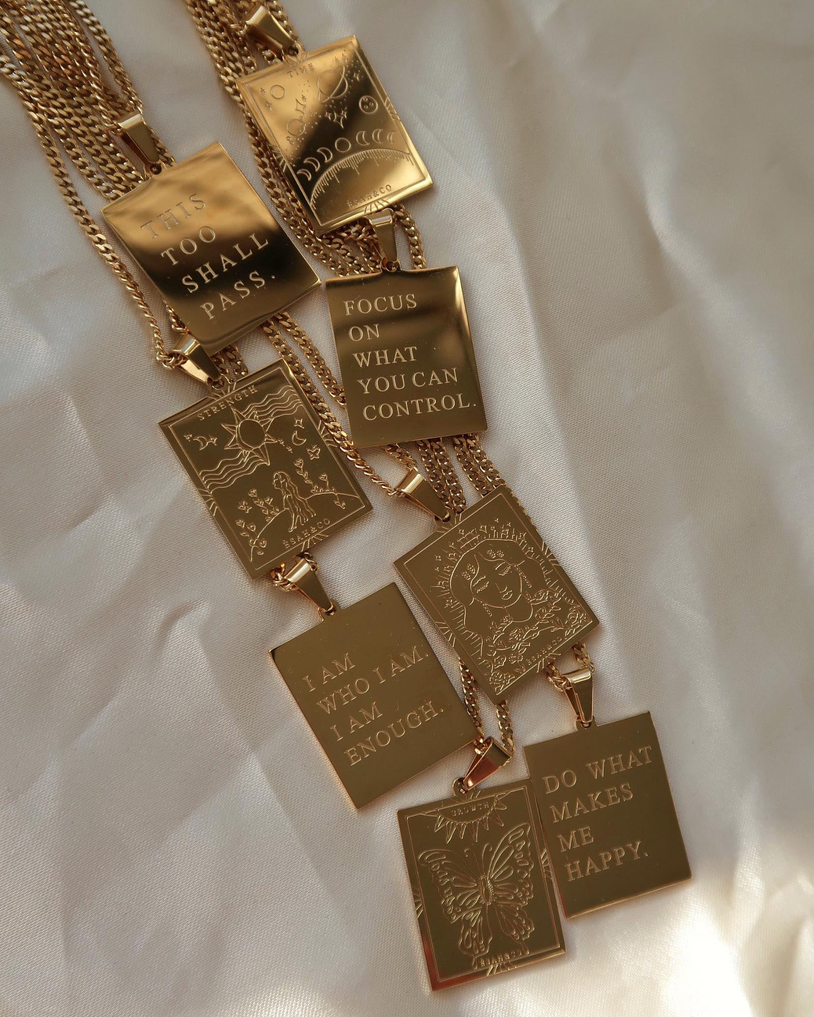 Perfectly Imperfect Necklaces - Affirmation 1.0 Collection - Esah and Co