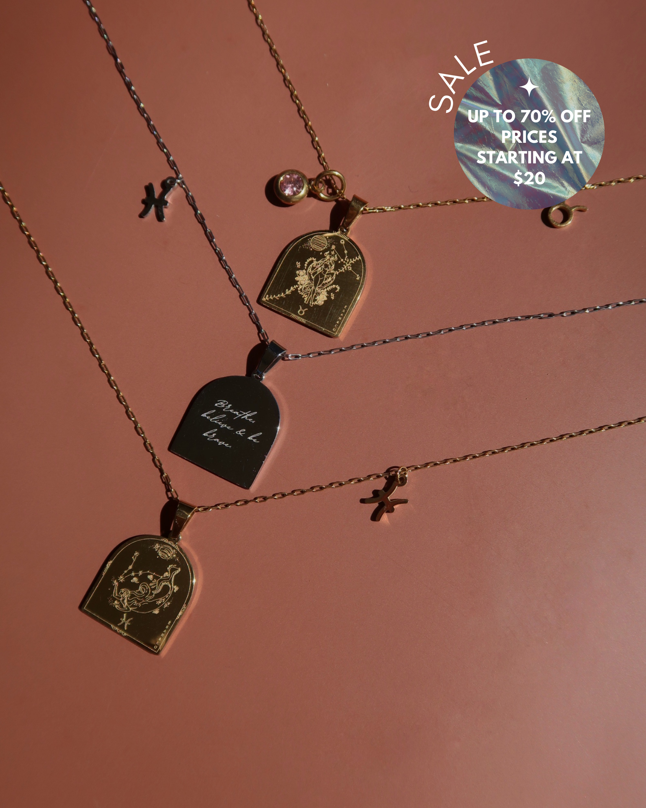 Perfectly Imperfect Necklaces - My Zodiac Collection - Esah and Co
