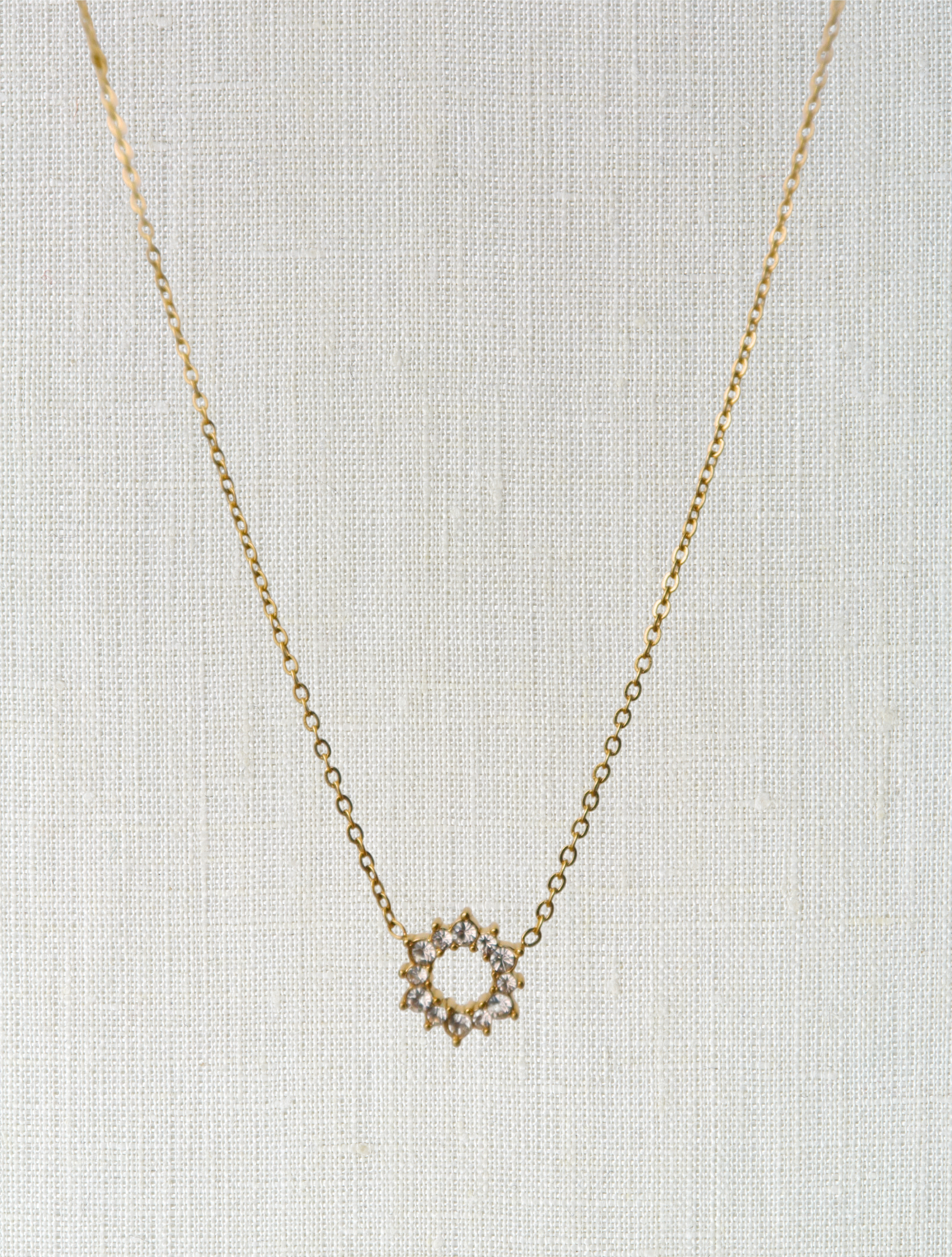 BALANCE CRYSTAL DAINTY NECKLACE - Esah and Co