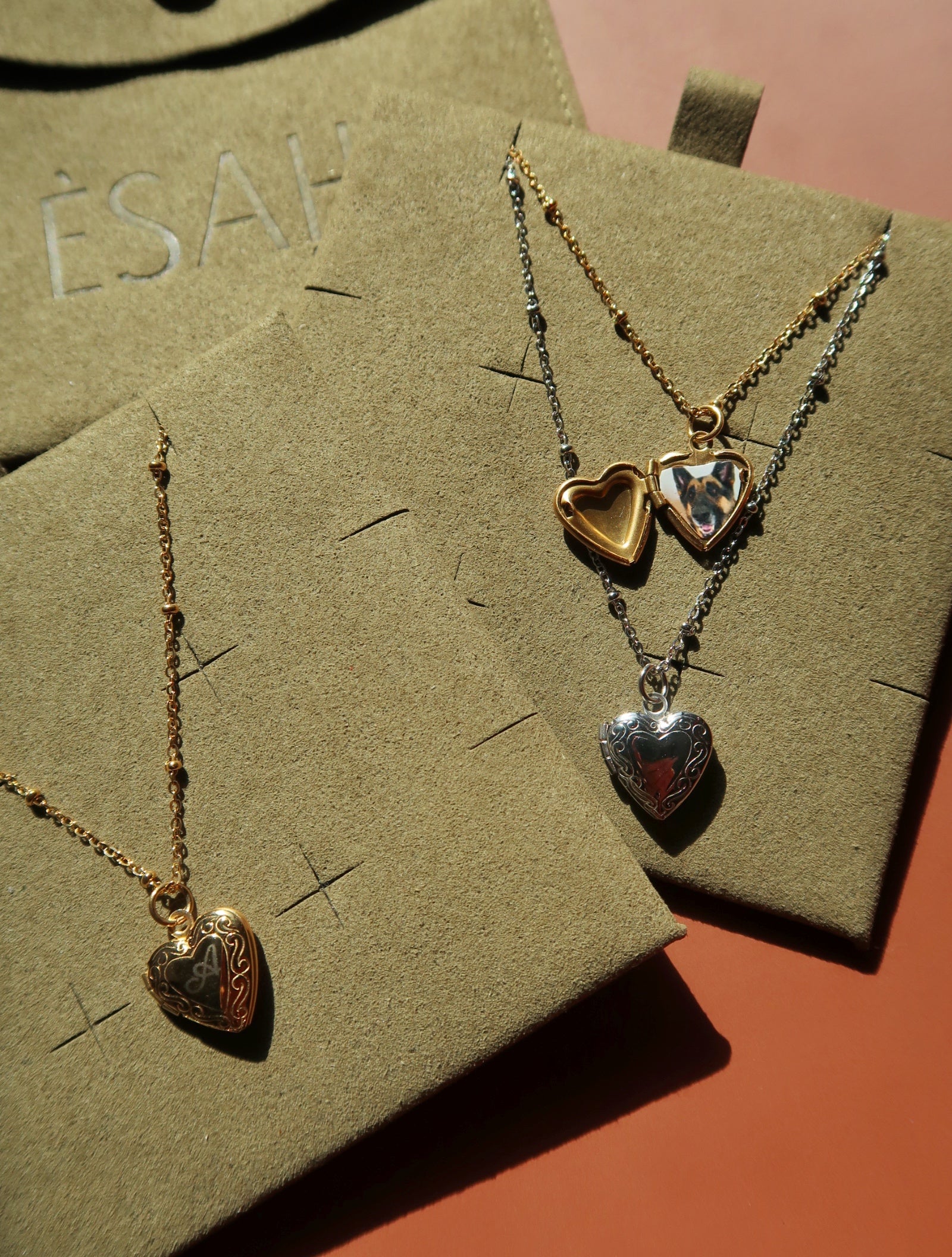 The Heart Locket Personalised Necklace - Esah and Co