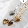 THE HEART LOCKET CUSTOM ENGRAVED NECKLACE - Esah and Co