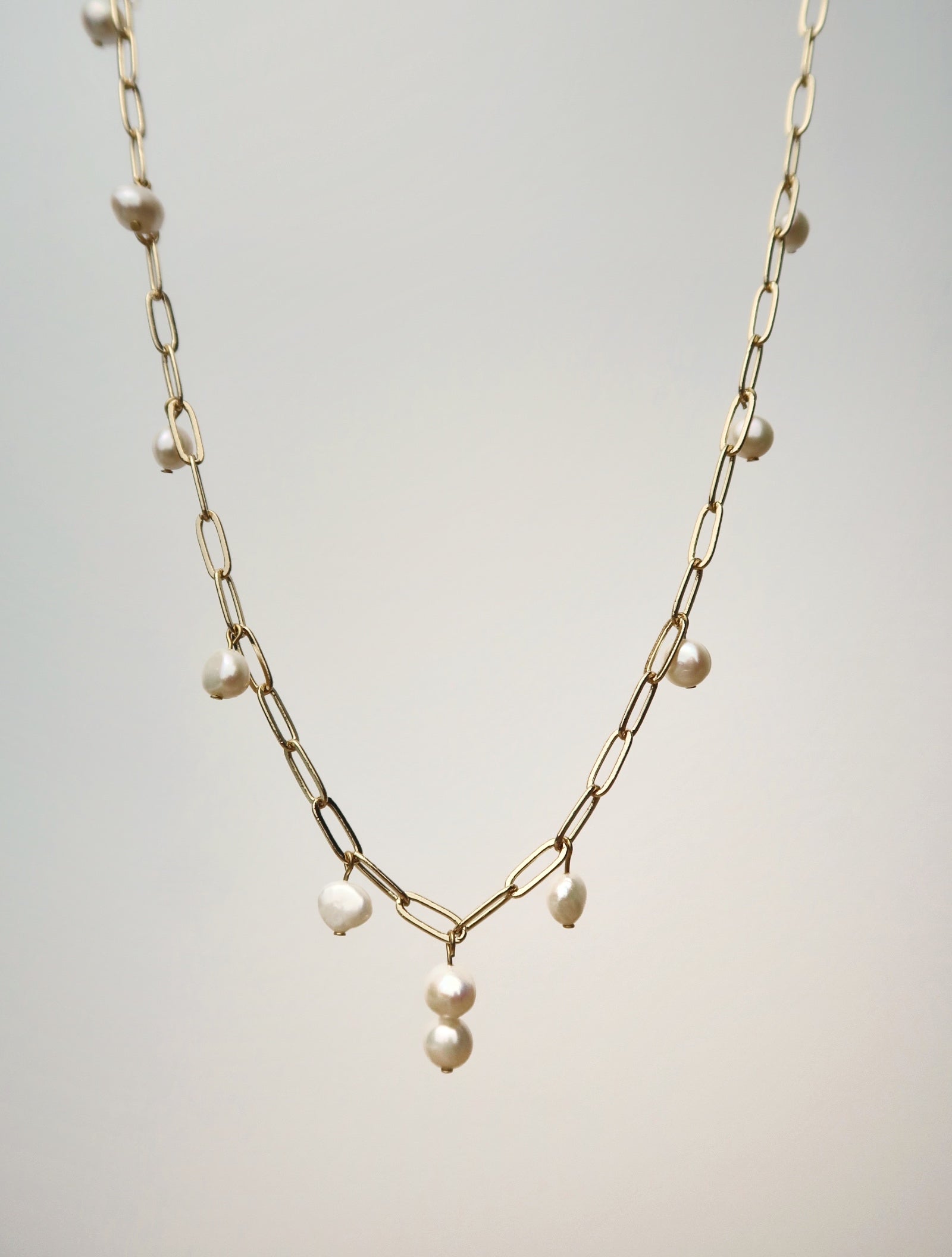 ELLIE NATURAL PEARL NECKLACE - Esah and Co