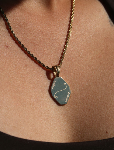 The Progress Affirmation Necklace - Unisex - Esah and Co