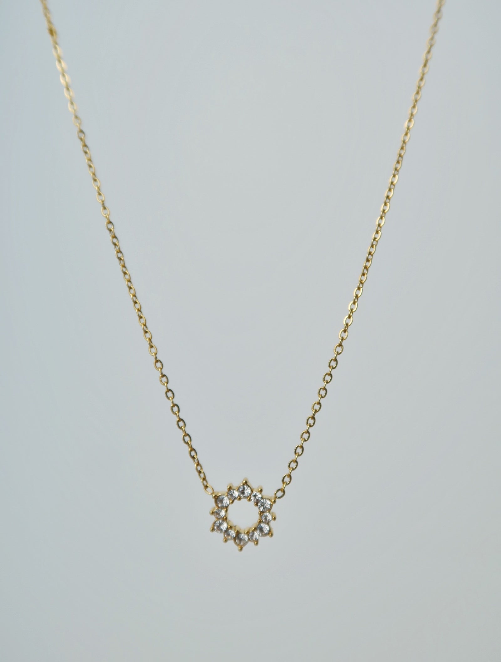 BALANCE CRYSTAL DAINTY NECKLACE - Esah and Co