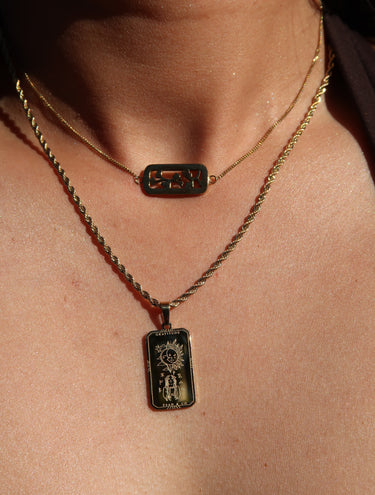 GRATITUDE Affirmation Necklace