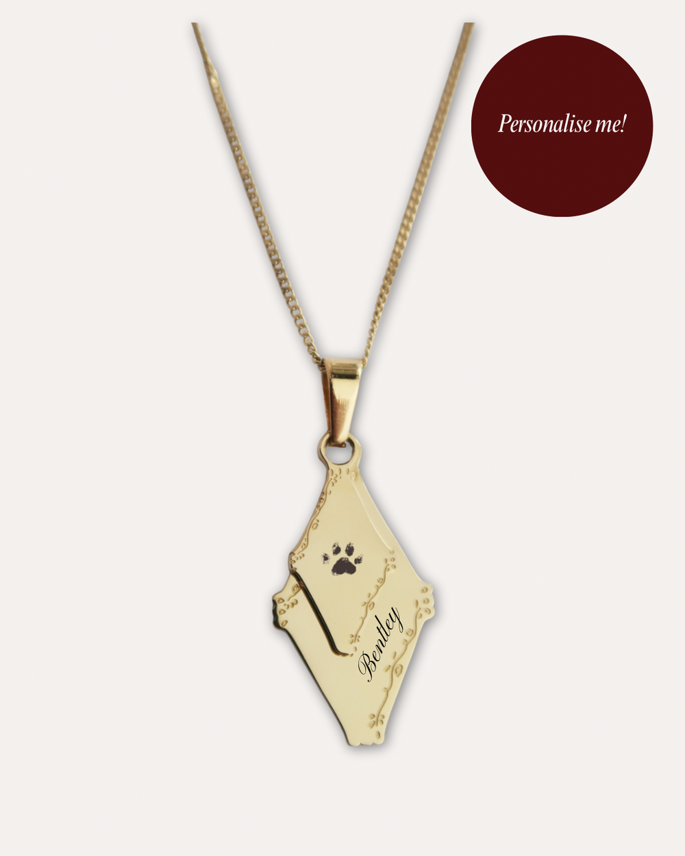 Thalia Custom Engraved Necklace