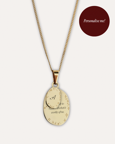Capella Custom Engraved Necklace (PRE-ORDER)