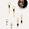 Midnight Mood Earring Charm Kit - Esah and Co