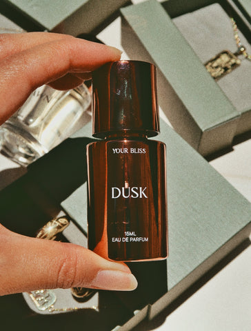 Dusk (Woody, smoky scent) Low-Tox Perfume 15ml by Your Bliss