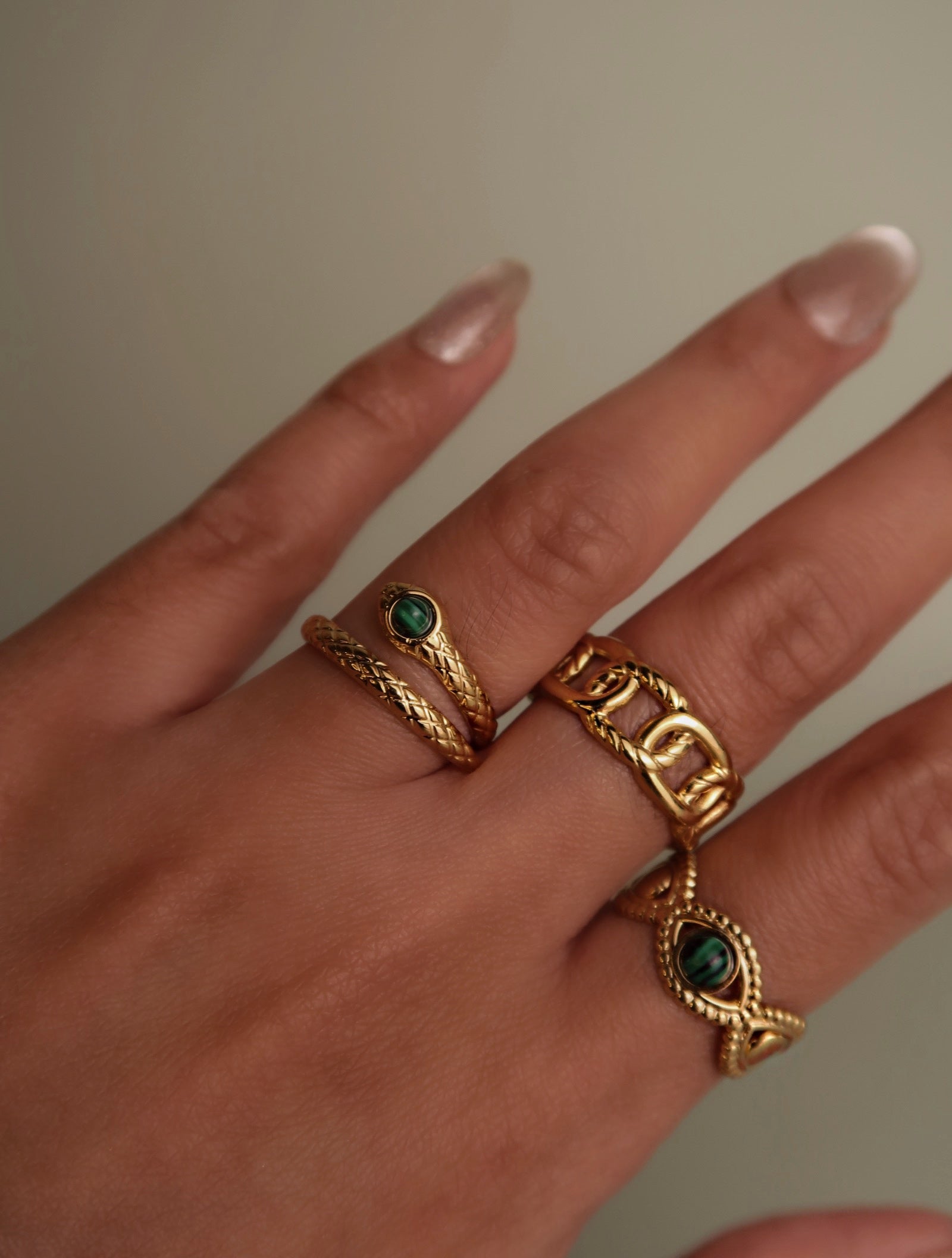 OŠTROJ ADJUSTABLE RING - Esah and Co