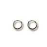 Gold Pavé Crystal Sterling Silver Hoops - Esah and Co