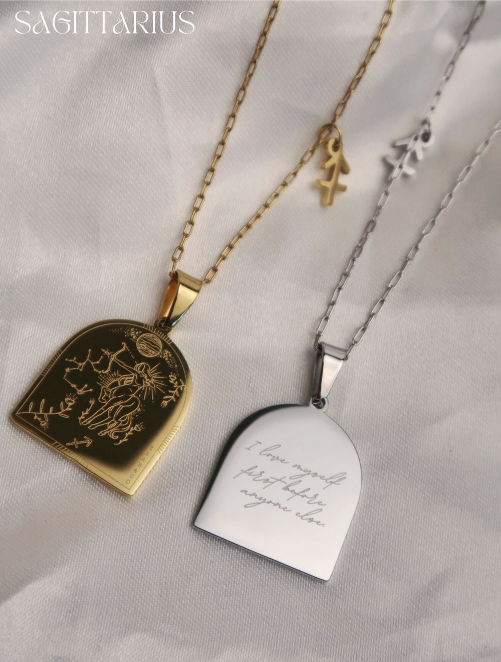 I AM SAGITTARIUS ZODIAC AFFIRMATION NECKLACE (Last Restock)