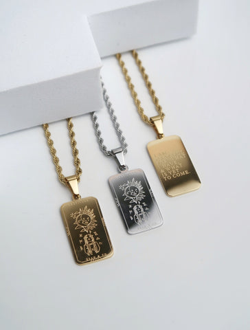 GRATITUDE Affirmation Necklace