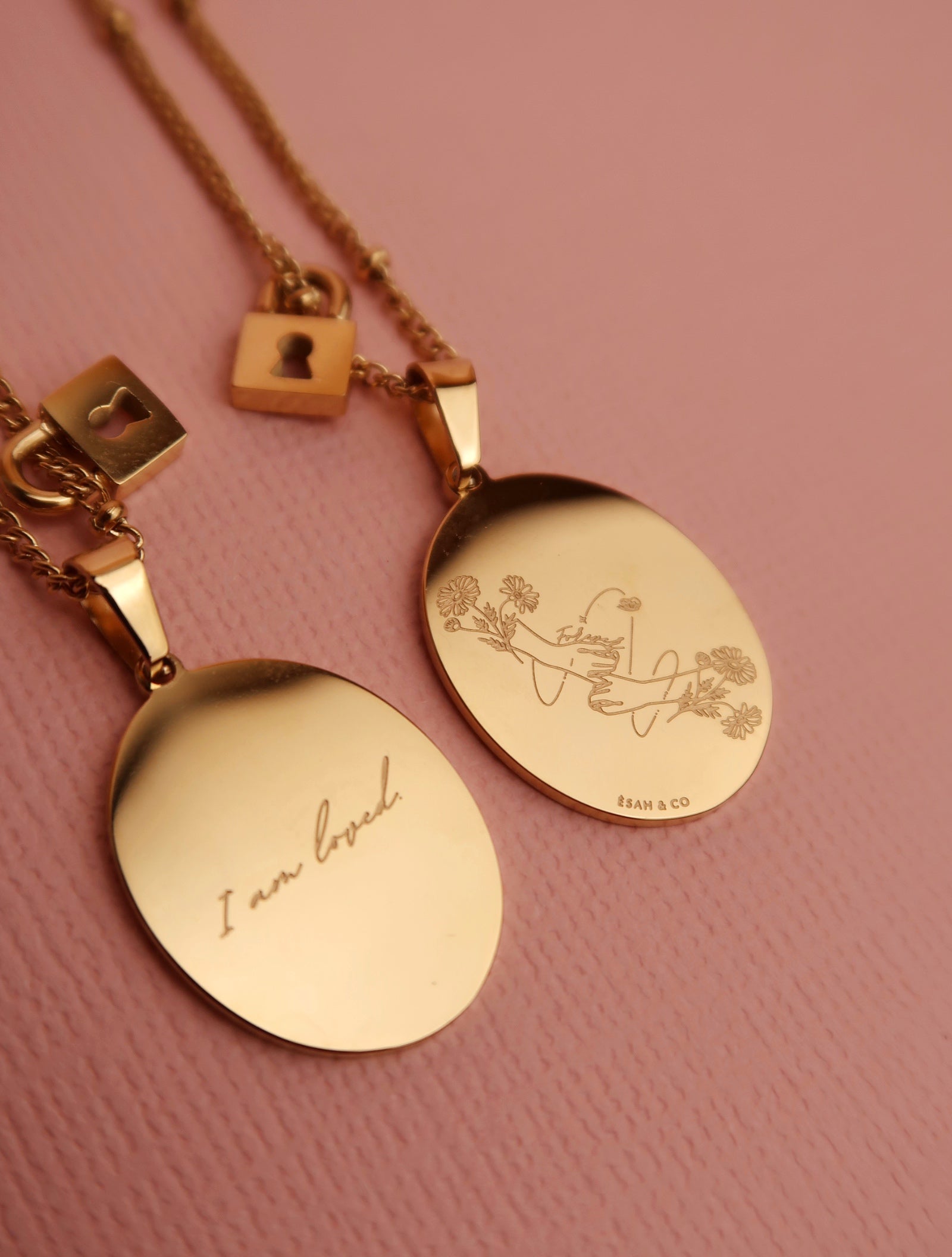 FOREVER AFFIRMATION PENDANT NECKLACE - Esah and Co